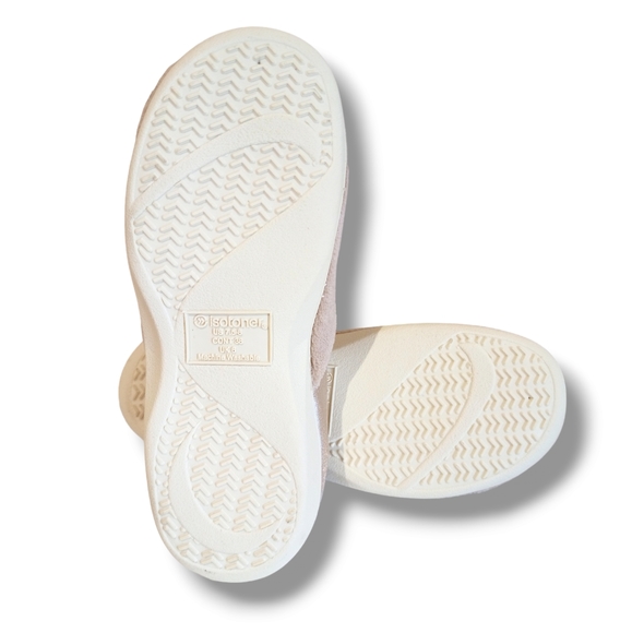 New 🌷 Isotoner Women's Microterry Clog With Satin Cuff Slippers Taupe - Picture 13 of 16